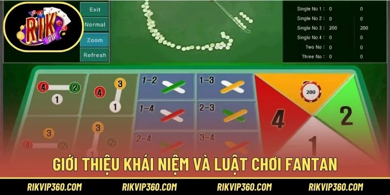 Giới thiệu khái niệm và luật chơi Fantan