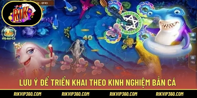 Lưu ý giúp bạn không gặp khó khi triển khai săn cá